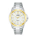 LORUS Ladies White 3 Hands Watch