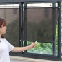 1PC Sunshade Curtains: Non Perforated Retractable Roller Blinds For Kitchen Balconies - Sunscreen And Thermal Insulation Devices