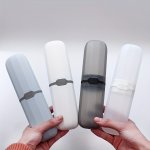 Hypoallergenic & Odorless Portable Toothbrush Case - Ideal For Travel School Business & Camping