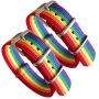 Fashion Lgbt Pride Adjustable Gender Neutral Strap Bracelet - Set Of 2