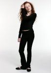 Bootcut Trousers - Black
