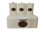 Marble Bread Bin And Canister Set