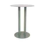 Bobbin Metal Side Table Green