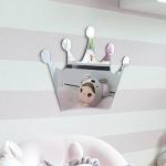 Kids Shatterproof Acrylic Mirror Bedroom Decor - Crown