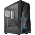 Cooler Master 520 Argb Windowed Black Mesh Atx Mid-tower Chassis & Elite Nex 600W Psu Combo
