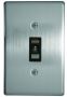 Push Button Dimmer Switch Without Dim Module Silver Steel