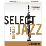 Daddario Woodwind RRS10SSX2M Select Jazz Soprano Saxophone Medium 2.0 Unfiled Reeds : Box Of 10