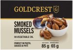Smoked Mussels In Vegetable Oil Sea Foods