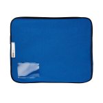 Meeco Gusset Bookbag Canvas Blue