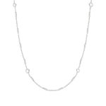 Bella Details Ed. Necklace Silver With Cz