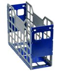 Fellowes Bankers Box Plastic Containers Slatted Econo Container - Blue 4PK