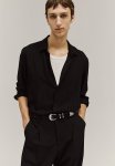 Regular Fit Textured Shirt - Black