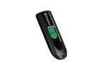 Transcend 128GB JF790C USB C 5GPBS Capless Flash Drive - Black And Green