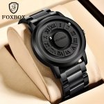 Fashion Men's Watch Cool Dial Display Design Rotating Magnetic Bead Watch Halloween Gifts For Family Gathering