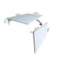 Eezy Fold Down Wall Mounted Study Desk Table 80X50CM - White