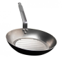 Frying Pan De Buyer Round Grill Pan Heavy Duty Carbon Steel 26CM & 30CM - 26CM