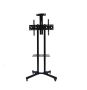 Mobile Tv Mount Floor Stand Trolley Cart With Wheels For 32-65INCH Screen