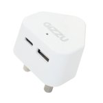 GIZZU Wall Charger Type C 20W|USB Sa 3 Prong White GWCUC20W