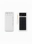 10000MAH Solar Power Bank With 4 Built-in Cables & Dual LED Torch