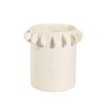 Lunaria Ivory Ceramic Vase - Large
