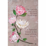 Printed Wall Hanging Protea ISI62V3