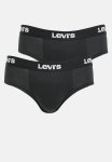 Levi's Solid Brief Black Rpt Logo