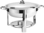 Round Chafing Dish 6 L Single Pan
