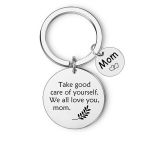 Stainless Steel Keychain Keyring Mother's Day Gifts Christmas Birthday Gift