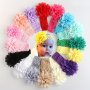 4pcs Cute Chiffon Flower Knit Headband Soft Comfortable Breathable Elastic Headband Decorative Hair Accessories Photography Props For Baby Girls