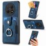Rfvzubemok Compatible With Honor X9B Magnetic Bracket Case Compatible With Honor X9B 5G ALI-NX1 Pc+tpu+pu 3 In 1 Card Slots Kick