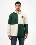 Colour Block Ls Retro Rugby Jersey - 3XL