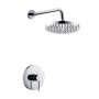 Trendy Taps Premium Quality Chrome Shower Head And Mixer