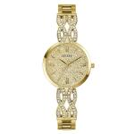 Guess Ladies Gold Tone Analog Watch