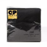 Serviettes – 2 Ply Black 100
