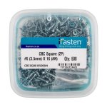 CBC Ifasten Square NO6 Zp 3.5MMX16MM 500 Pt + Bit Livestainable