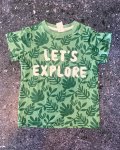 H&m Green Lets Explore T-Shirt 9 12M