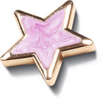 Pink And Gold Star Jibbitz - Multi Osfa