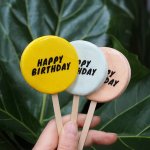 Message Lollipop - Assorted - Happy Birthday