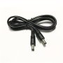 0.3 Square 12V Power Supply Equipment Double Male Connection Cable Dc 5.5 2.1MM Male To Male Power Cable Adapter Cable