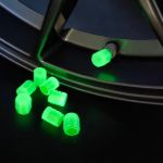 4 Valve Caps - Glow In The Dark