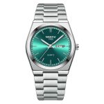 Men's Water-resistant Luminous Wristwatch Quartz Stainless Steel Timepiece