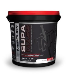 Mercury Supa Mass Calorie Dense Muscle Gain Mrp - White-choc - 4.2KG