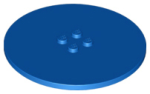Parts Tile Round 8 X 8 With 4 Studs In Center 6177