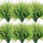 10PCS Lifelike Uv-resistant Artificial Boston Ferns - Perfect For Indoor/outdoor Decor Fade-proof Greenery For Hanging Planters & Home Accents - Ideal Spring Summer &