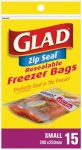 Zipper Freezer Bags Small Plastic Storage Pouch