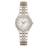Guess Ladies Colette 2-TONE Analog Watch With Mother-of-pearl Dial