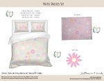 Kids Duvet Set Pastel Daisies