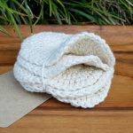 100% Cotton Face Rounds White Natural Life