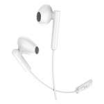 Hoco Smte M64 Wired Earphones With MIC White With Keychain
