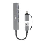 Port Connect USB Type-c To 4-PORT Usb-a 3.0 Hub
